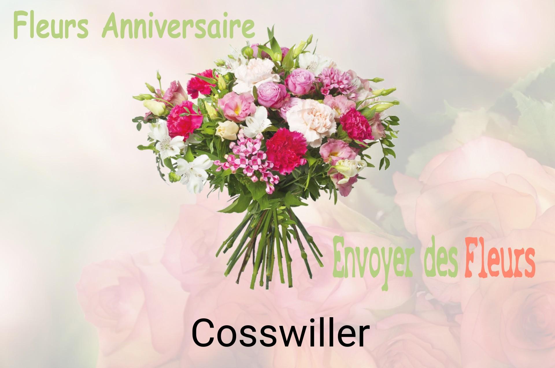 Bouquet de fleurs d’anniversaire livré à Cosswiller
